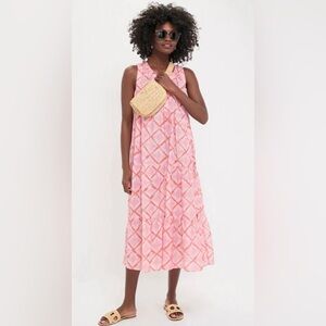 NWT Tuckernuck Pink, Orange, and White Tie Dye Dress